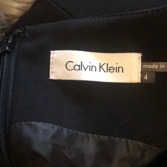 Calvin klein black dress gold metal details - Picture 3 of 3